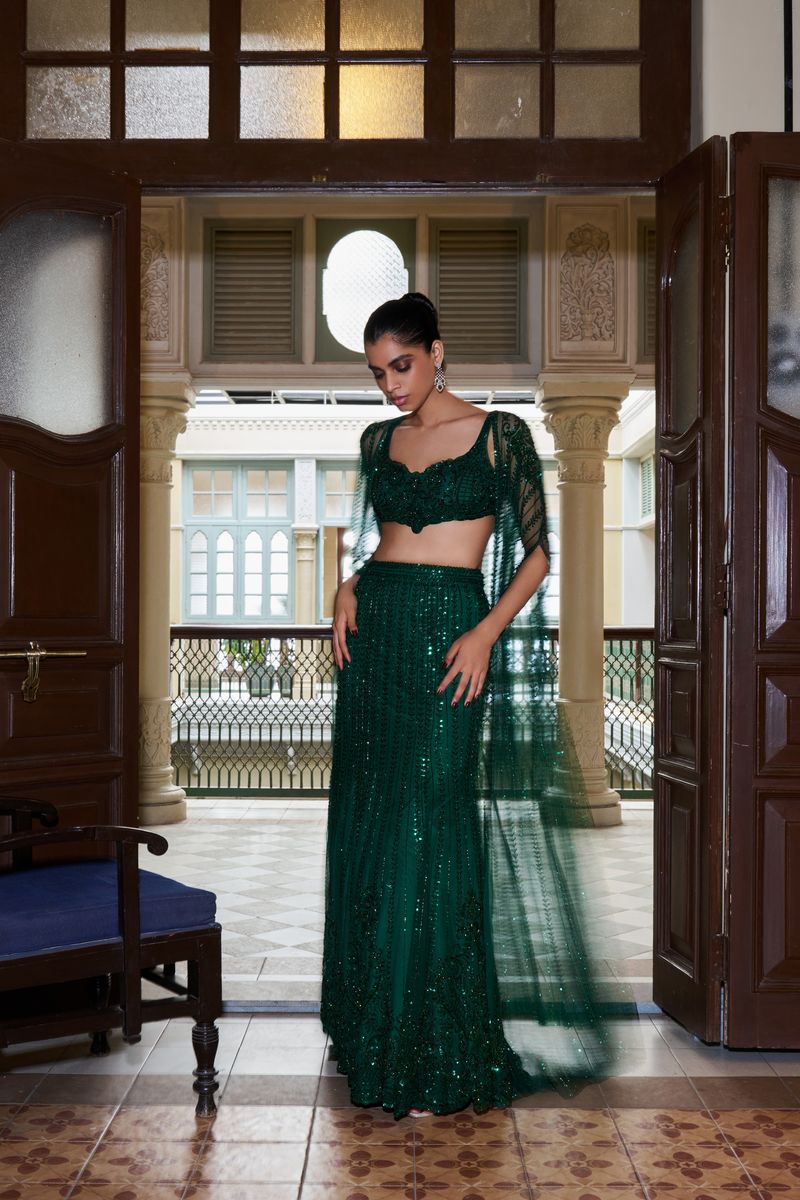 Ascend Fishtail Lehenga Set