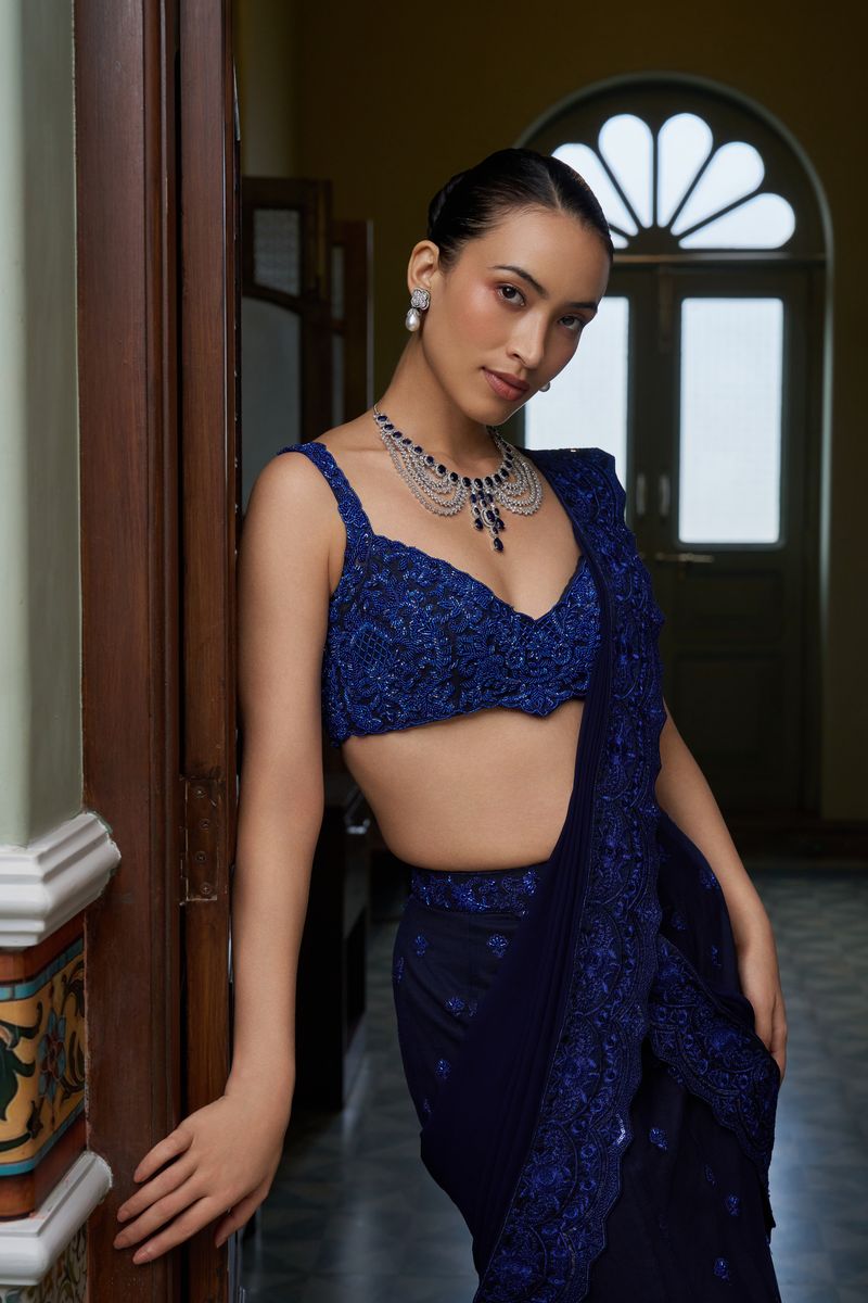 Anora Draped Saree Set