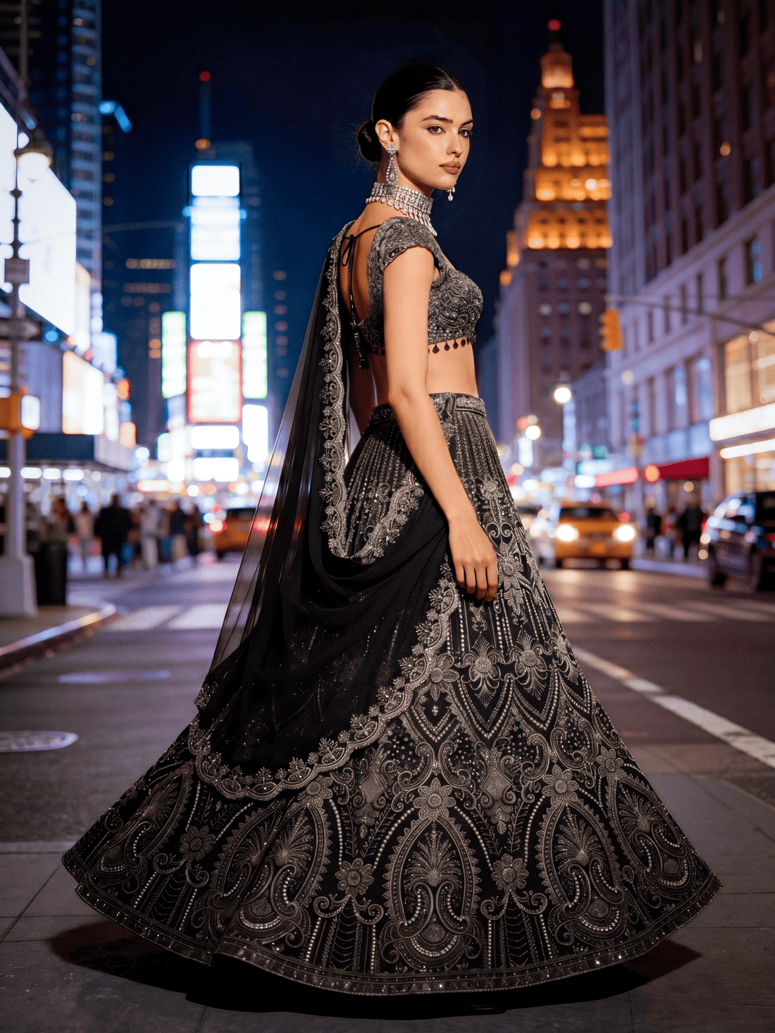 The Armour Lehenga Set