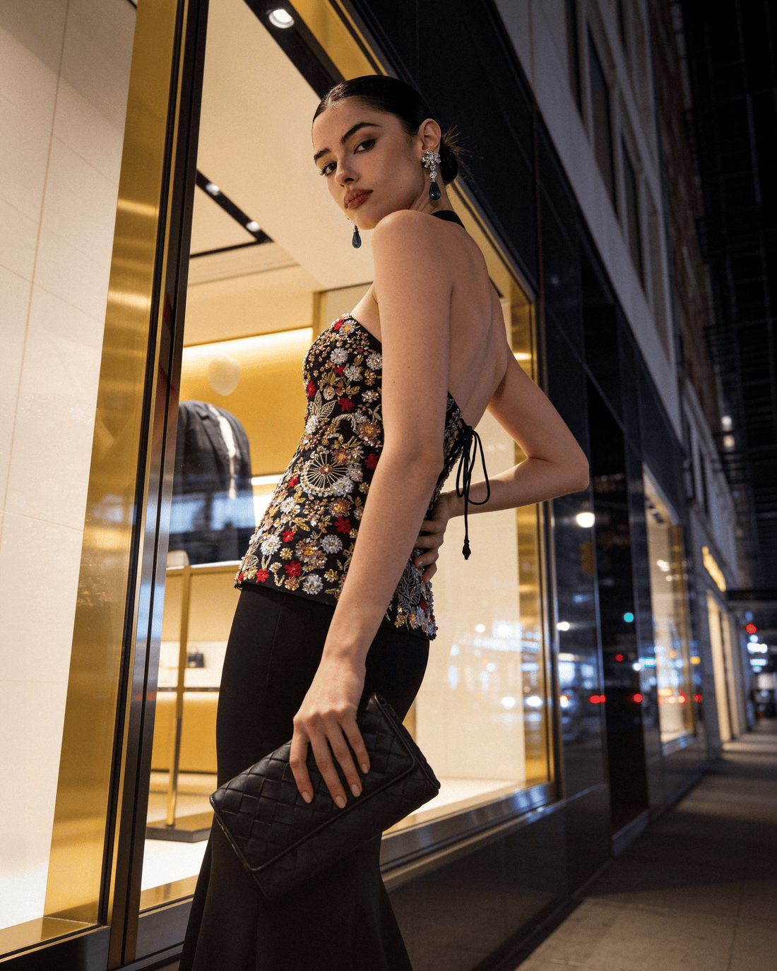 The Floral Fireworks Corset and Fishtail