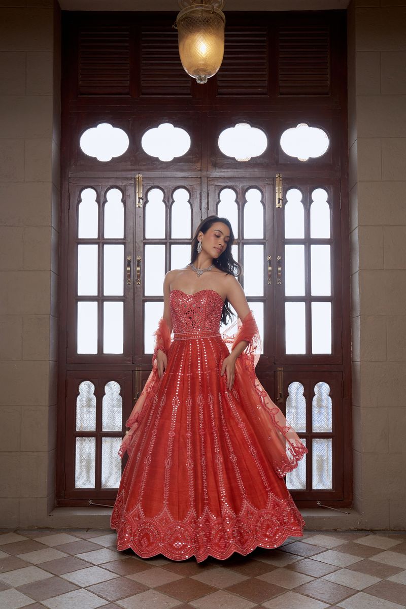 Half Sitara Lehenga Set