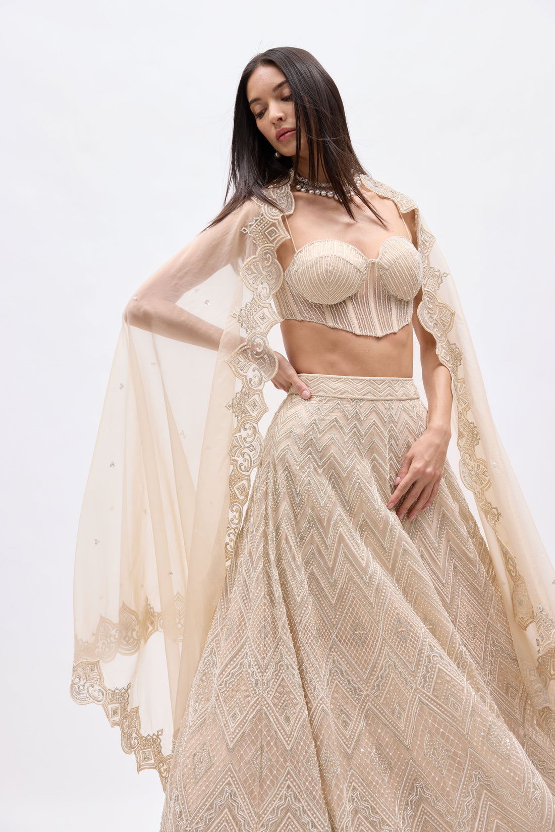 Palladium Lehenga Set